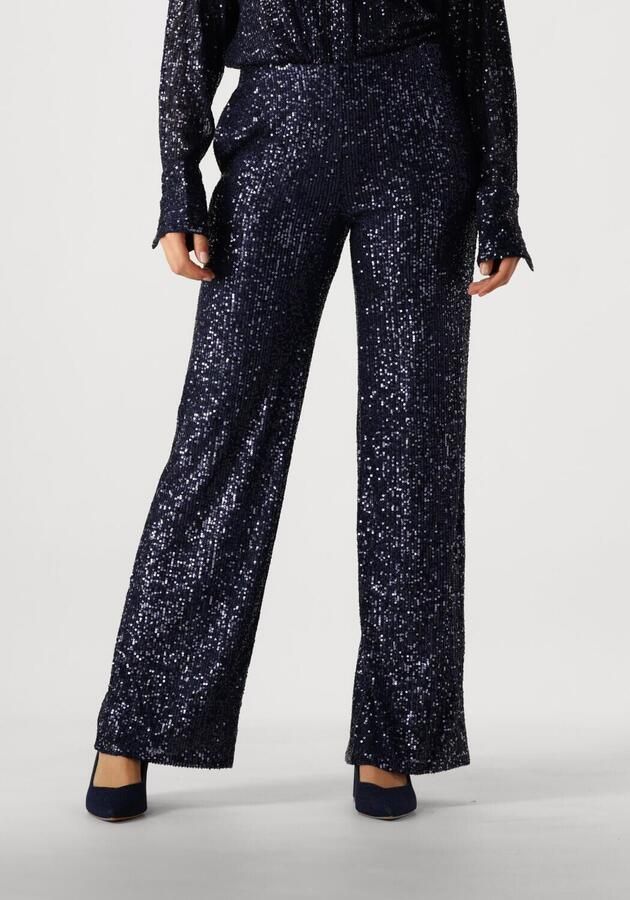 Second Female Moonshine Broek met Blauwe Pailletten Second Dames Blue Dames - Foto 4
