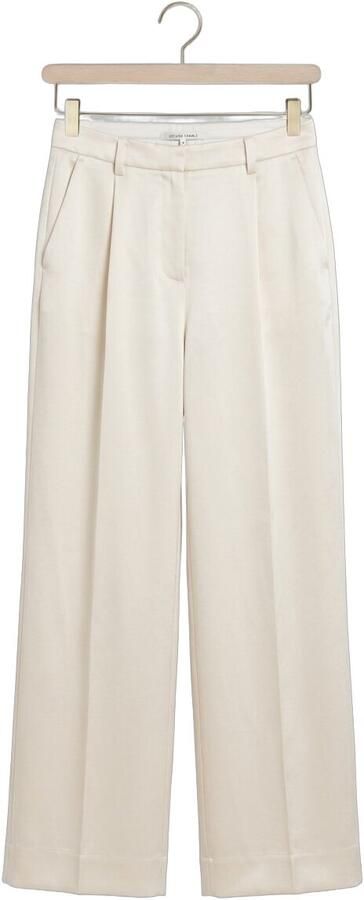 SECOND FEMALE Dames Broeken Perlla Trousers Creme - Foto 4