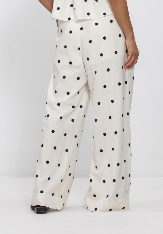 SECOND FEMALE Dames Broeken Salliy Trousers Gebroken Wit - Foto 2