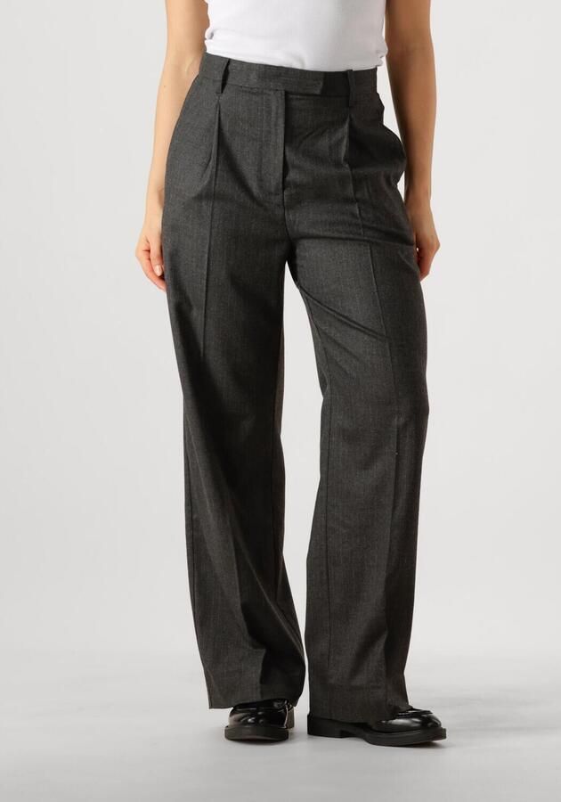 Second Female Elegante Donkergrijze Wake Broek Second Dames Gray Dames - Foto 3