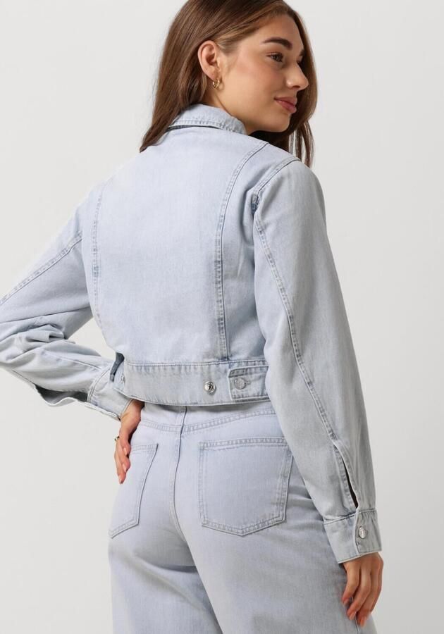 Second Female Bleached boxy denim jasje Fira blauw - Foto 2