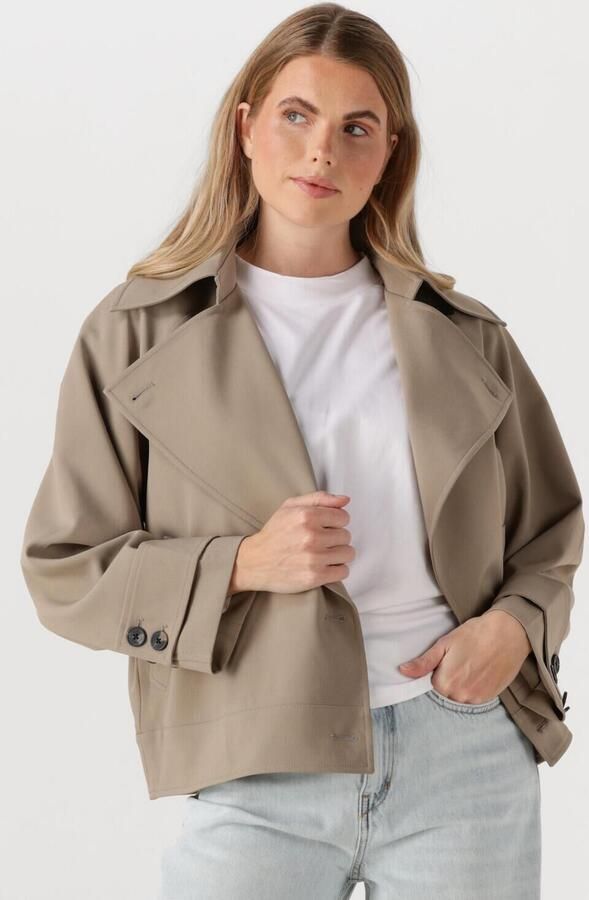 SECOND FEMALE Dames Jassen Silvie Trench Jacket Beige - Foto 4