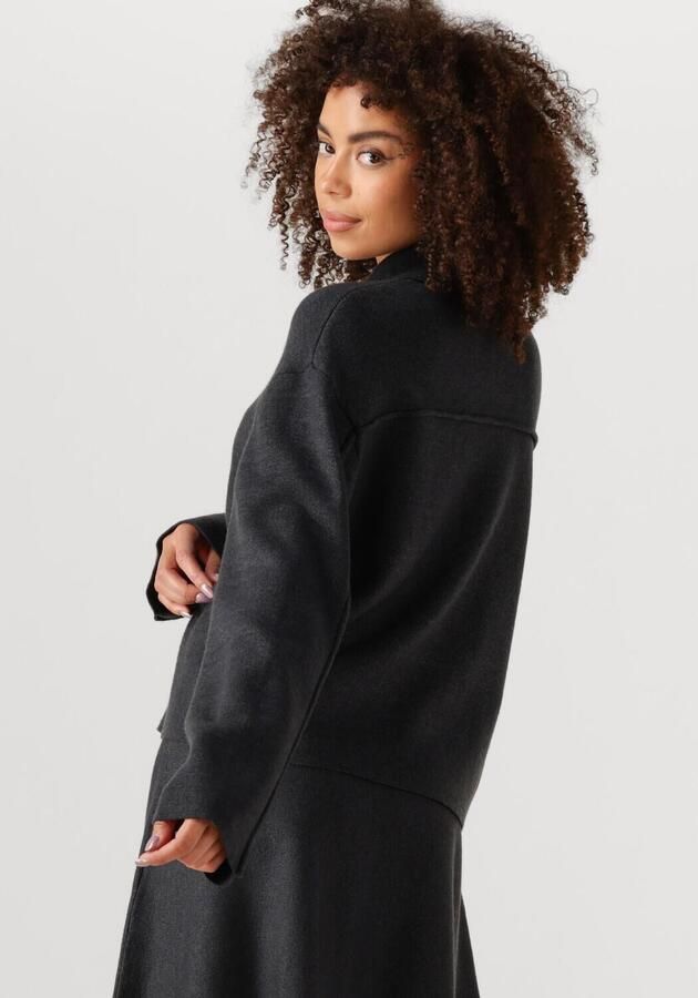 SECOND FEMALE Dames Jassen Siv Knit Cardigan Zwart