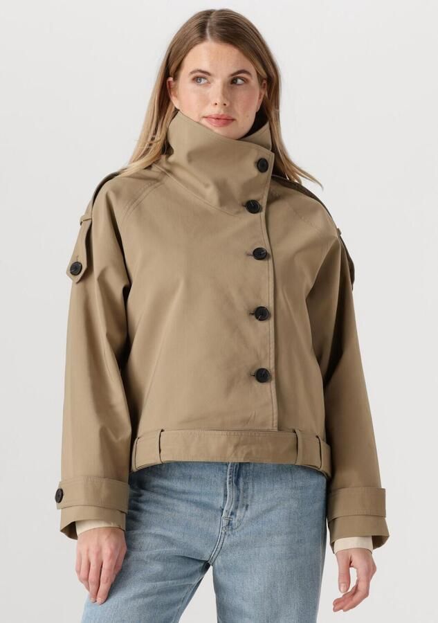 SECOND FEMALE Dames Jassen Toga Jacket Khaki - Foto 4