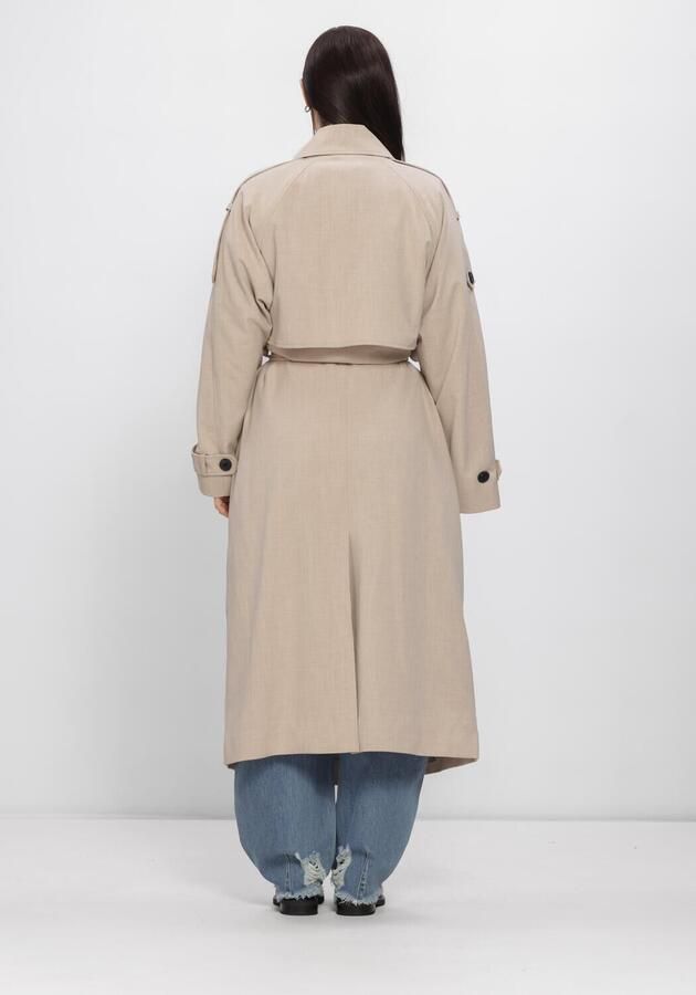 SECOND FEMALE Dames Jassen Zoie Trenchcoat Beige - Foto 2