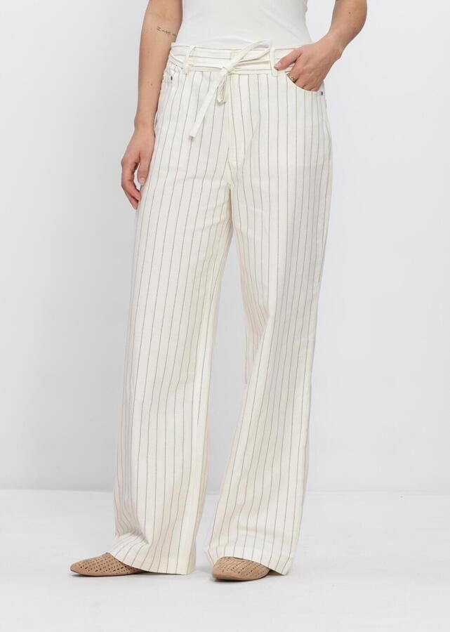 SECOND FEMALE Dames Jeans Ciliss Jeans Ecru