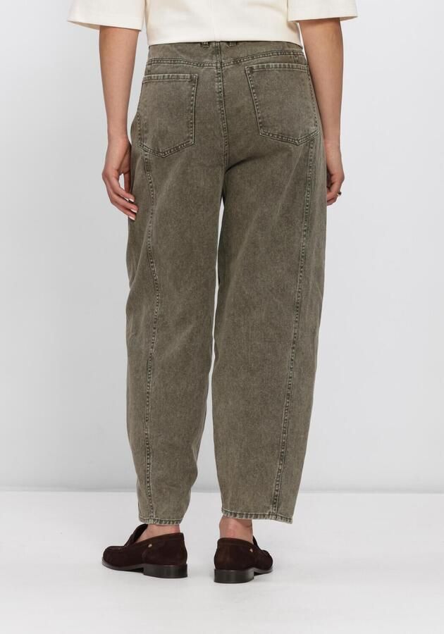 SECOND FEMALE Dames Jeans Jaye Denim Barrel Jeans Olijf - Foto 2