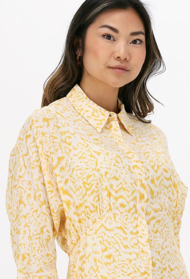 SECOND FEMALE Dames Jurken Belladonna New Dress Geel - Foto 3