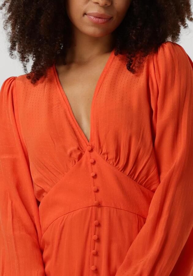 Second Female Emuanuelle Slim Dress Second Dames Orange Dames - Foto 2