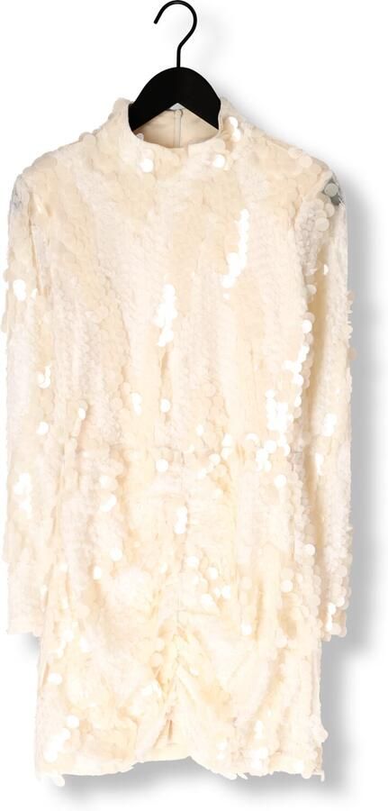 SECOND FEMALE Dames Jurken Glimmer Dress Creme - Foto 3