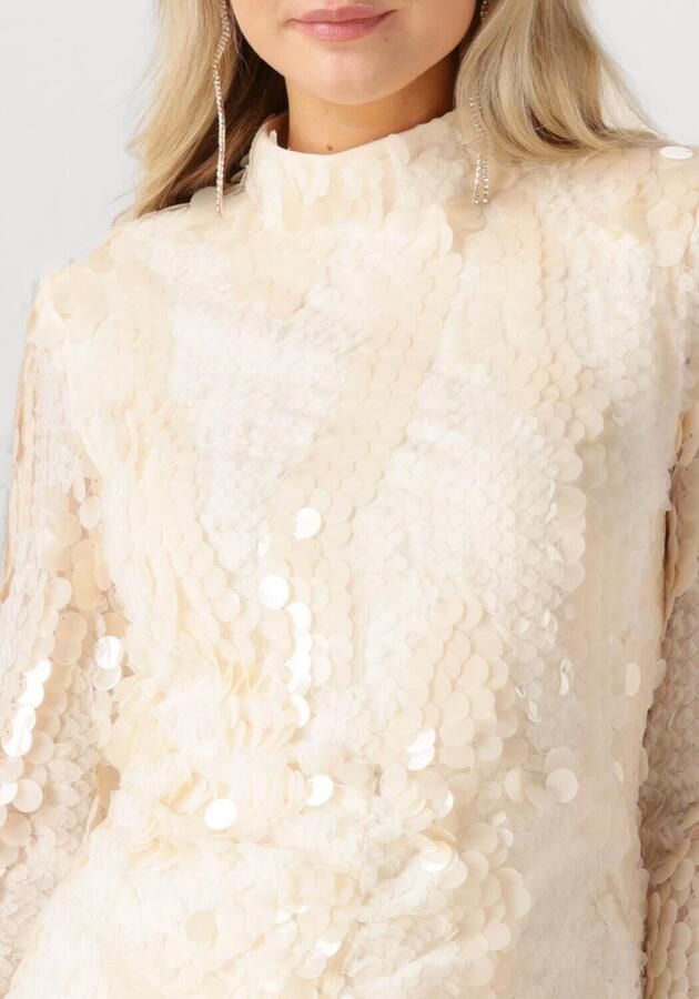 SECOND FEMALE Dames Jurken Glimmer Dress Creme