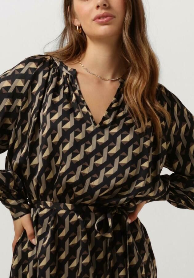 Second Female Zwarte Midi Hopi Jurk Vrouwen Second Dames Multicolor Dames - Foto 2