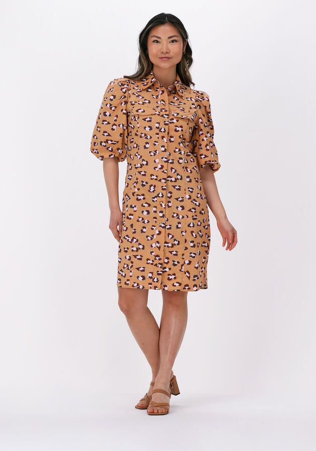 SECOND FEMALE Dames Jurken Kalma New Dress Bruin - Foto 4