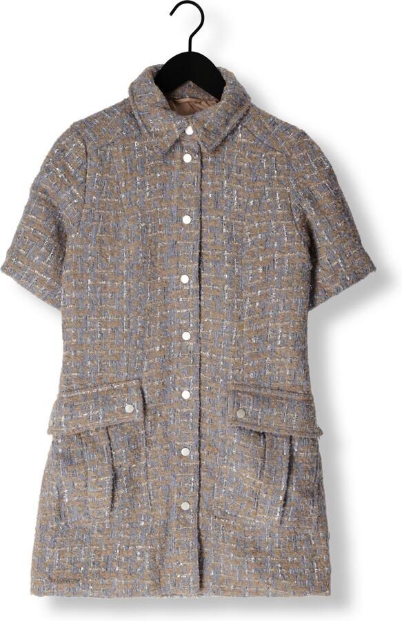 Second Female Lilje Mini Overhemdjurk Second Dames Gray Dames - Foto 3