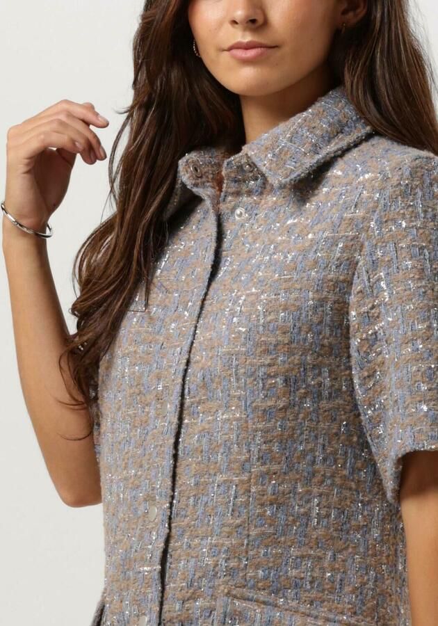 Second Female Lilje Mini Overhemdjurk Second Dames Gray Dames - Foto 2