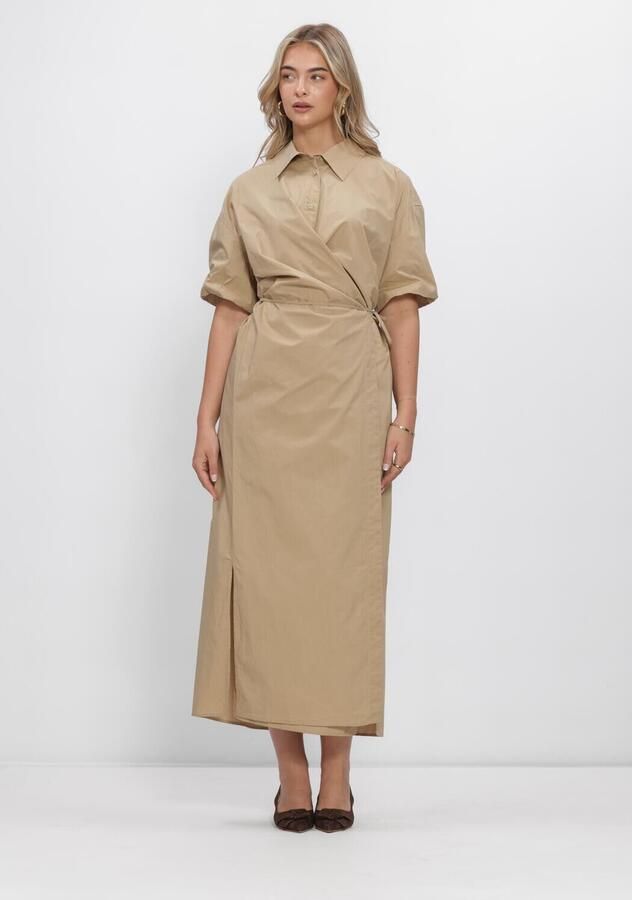 SECOND FEMALE Dames Jurken Rhye Dress Beige