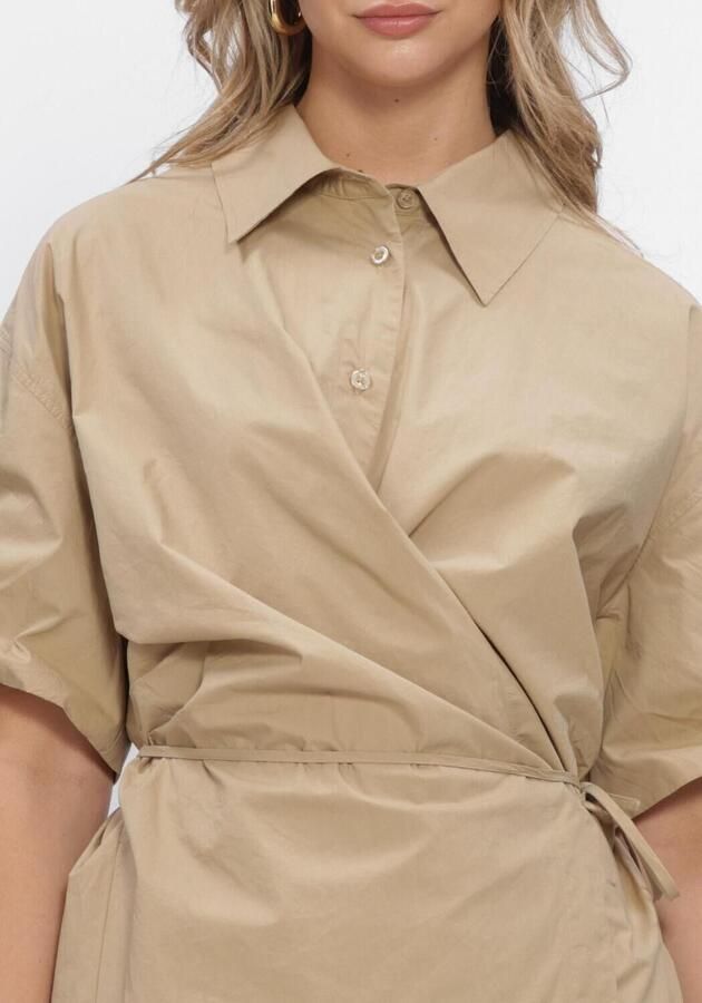 SECOND FEMALE Dames Jurken Rhye Dress Beige - Foto 3