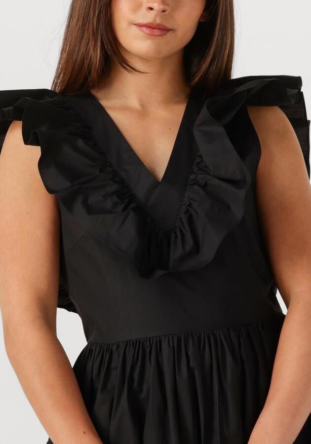 Second Female Mini-jurk met ruches Zana zwart - Foto 2