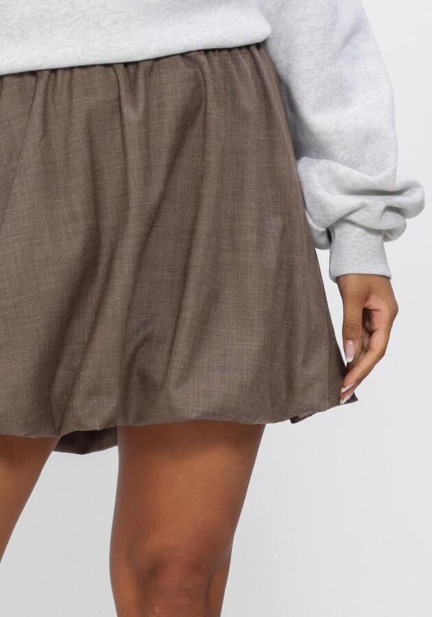 SECOND FEMALE Dames Rokken Oline Mini Baloon Skirt Taupe - Foto 4