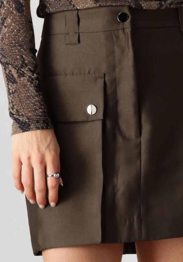 Second Female Khaki Minirok Oregon Stijl Second Dames Brown Dames - Foto 3