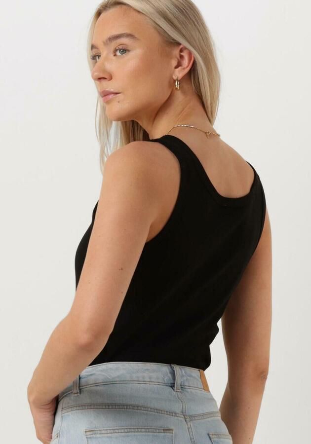 SECOND FEMALE Dames Tops & T-shirts Ambra Tanktop Zwart
