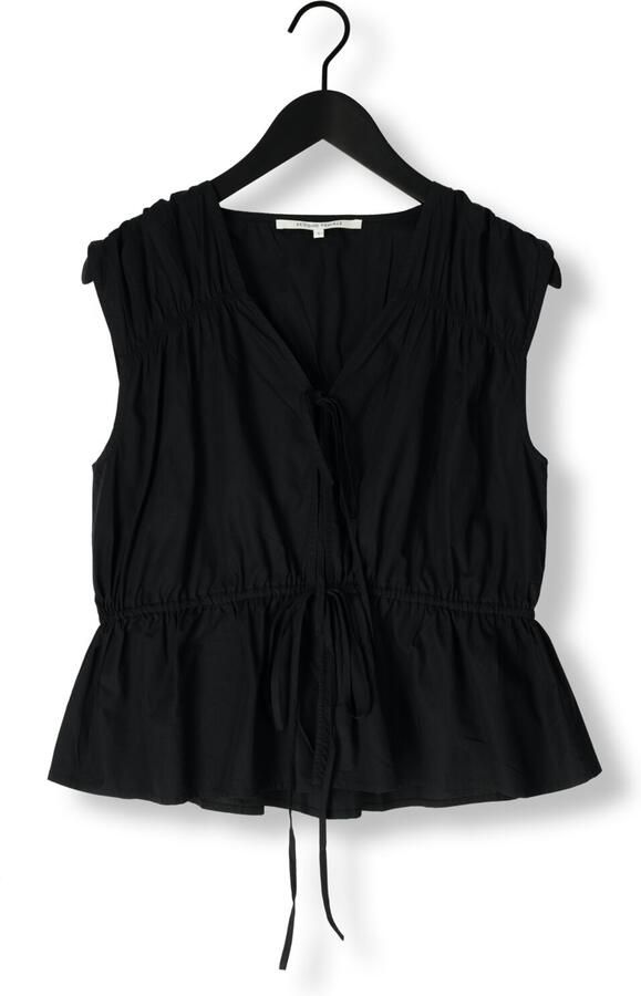 SECOND FEMALE Dames Tops & T-shirts Felixa Top Zwart - Foto 3