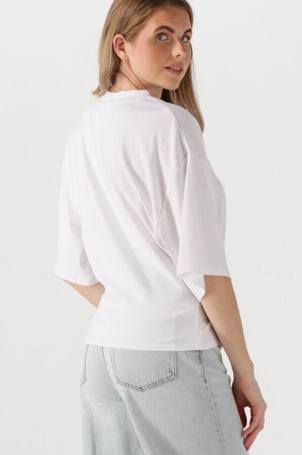 Second Female T-shirt met gesmokt detail Missouri wit - Foto 3