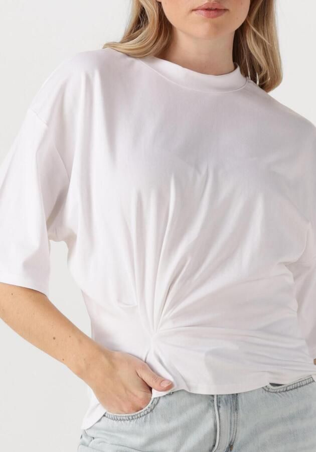 Second Female T-shirt met gesmokt detail Missouri wit - Foto 2