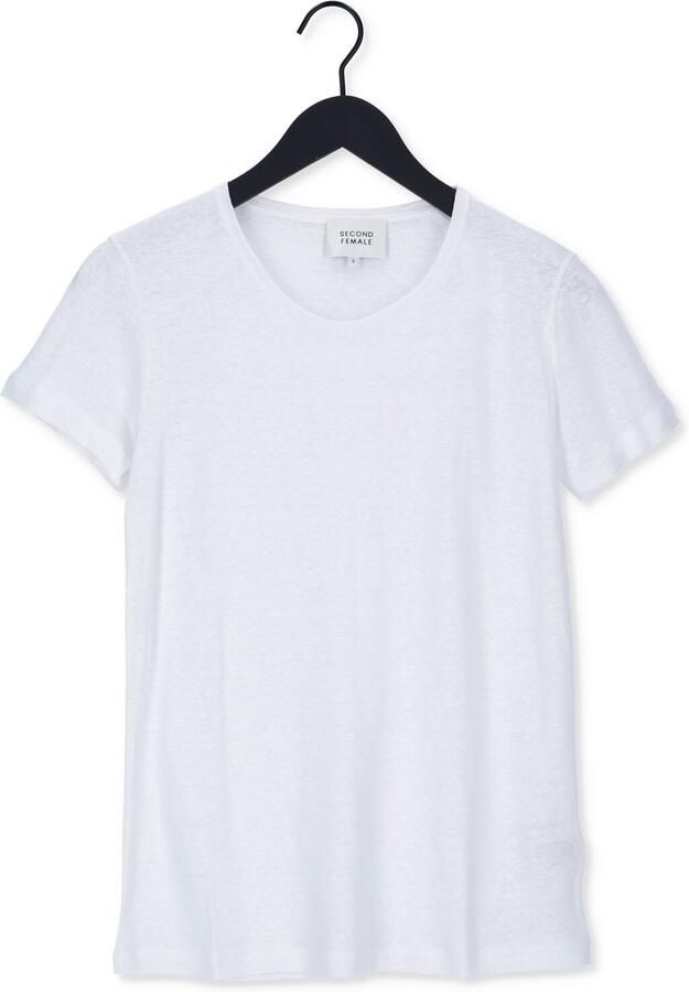 Second Female Peony O Neck Tee Dames Tops Second Dames White Dames - Foto 3