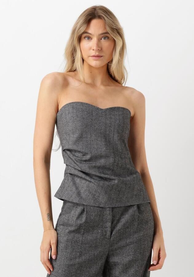 Second Female Waleria Top met Lange Mouwen Second Dames Gray Dames - Foto 4