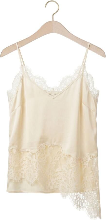 SECOND FEMALE Dames Tops & T-shirts Wilina Strap Top Creme - Foto 4