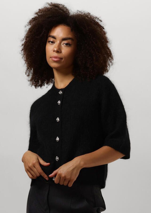 Second Female Elegante Gebreide Vest Andria Stijl Second Dames Black Dames - Foto 4