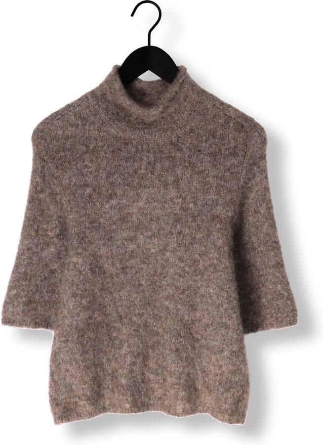 SECOND FEMALE Dames Truien & Vesten Emmalou Knit Ss Taupe