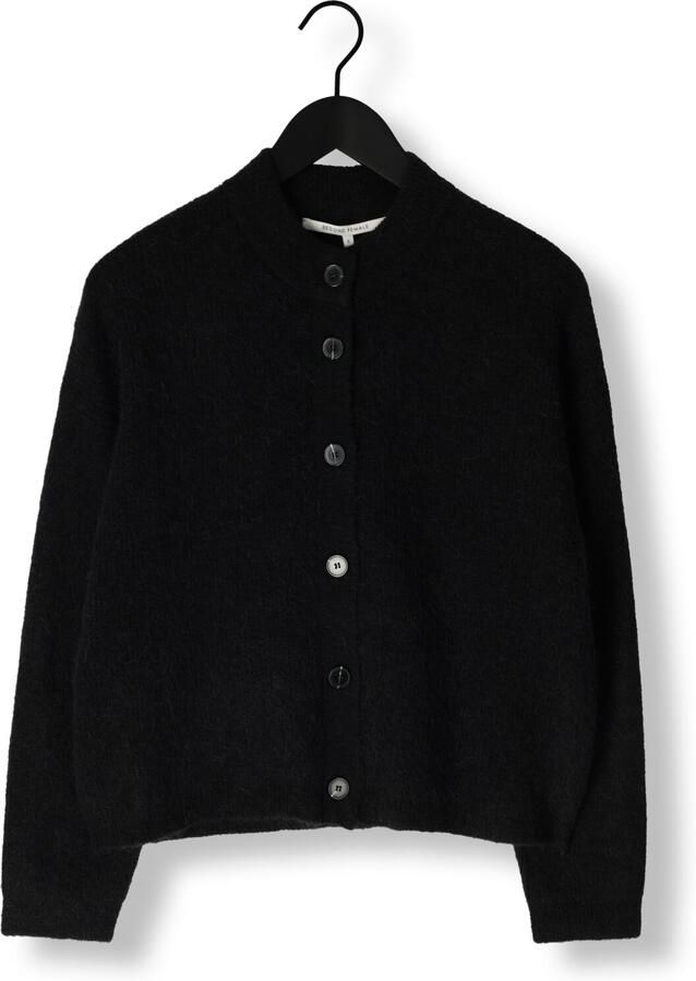 SECOND FEMALE Dames Truien & Vesten Gabby Knit Cardigan Zwart