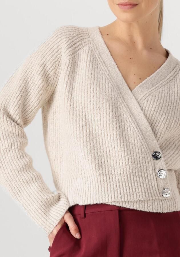 SECOND FEMALE Dames Truien & Vesten Gerda Knit Cardigan Ecru - Foto 3