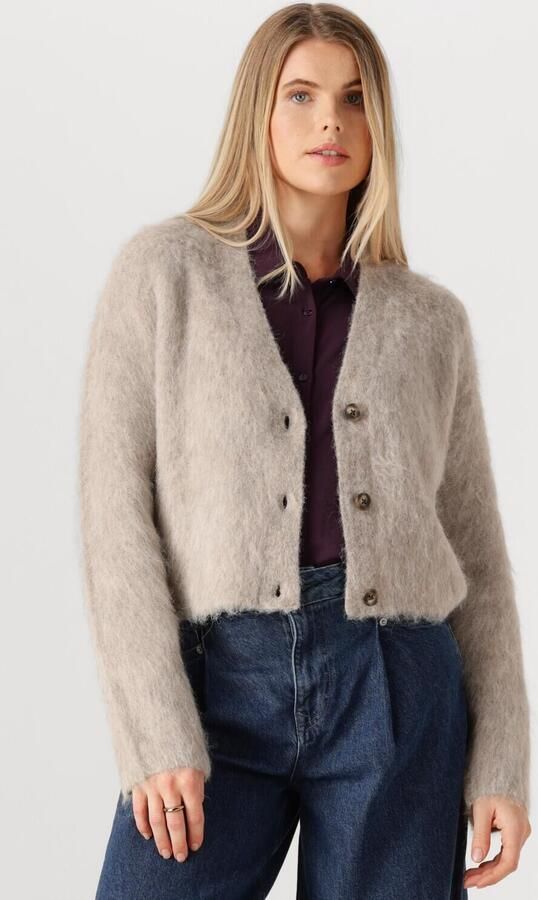 SECOND FEMALE Dames Truien & Vesten Karla Knit Cardigan Beige - Foto 4