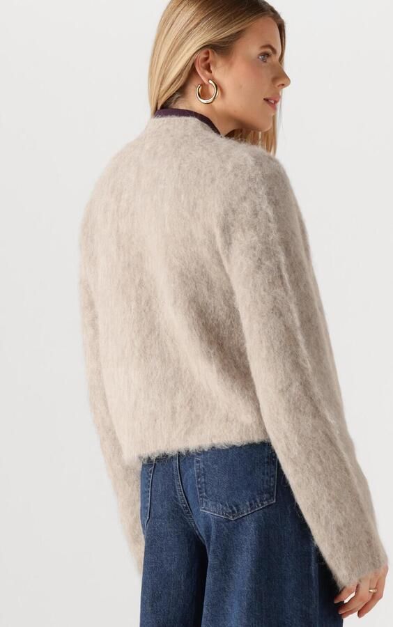 SECOND FEMALE Dames Truien & Vesten Karla Knit Cardigan Beige - Foto 3