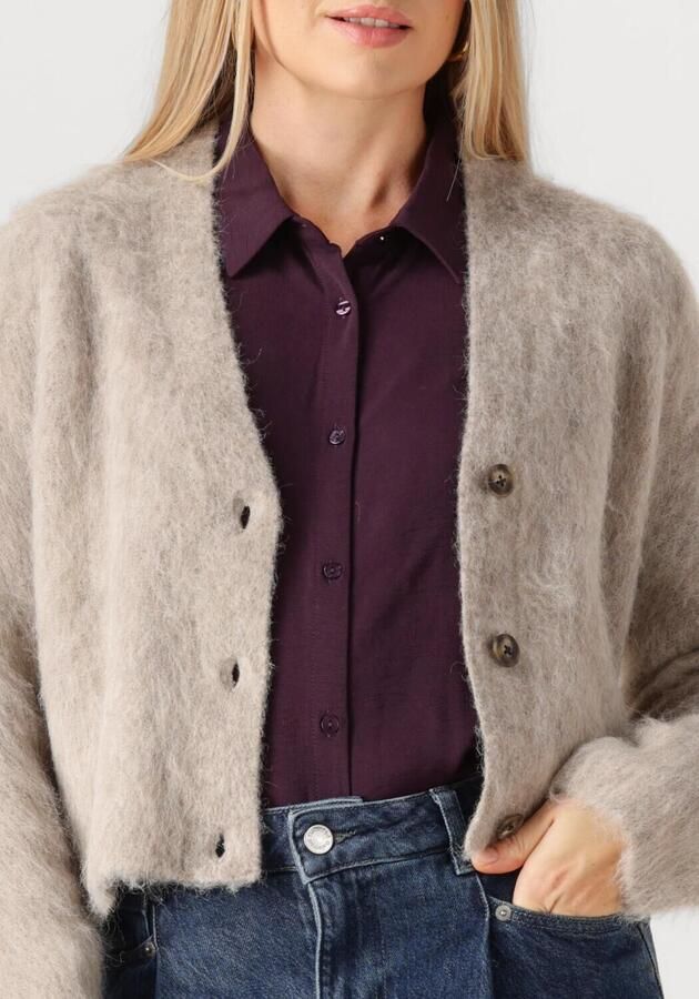 SECOND FEMALE Dames Truien & Vesten Karla Knit Cardigan Beige - Foto 2