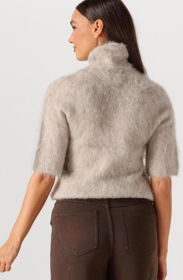 SECOND FEMALE Dames Truien & Vesten Karla Knit Ss Beige - Foto 3