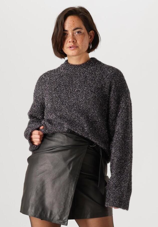 Second Female Lamilla Knit O-Neck Pullover Second Dames Gray Dames - Foto 4