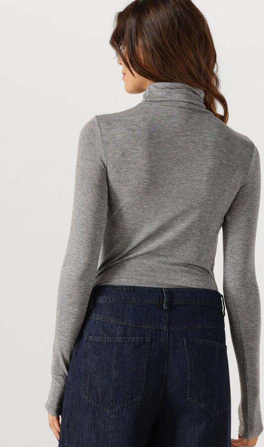 SECOND FEMALE Dames Truien & Vesten Matima T-neck Tee Grijs - Foto 2