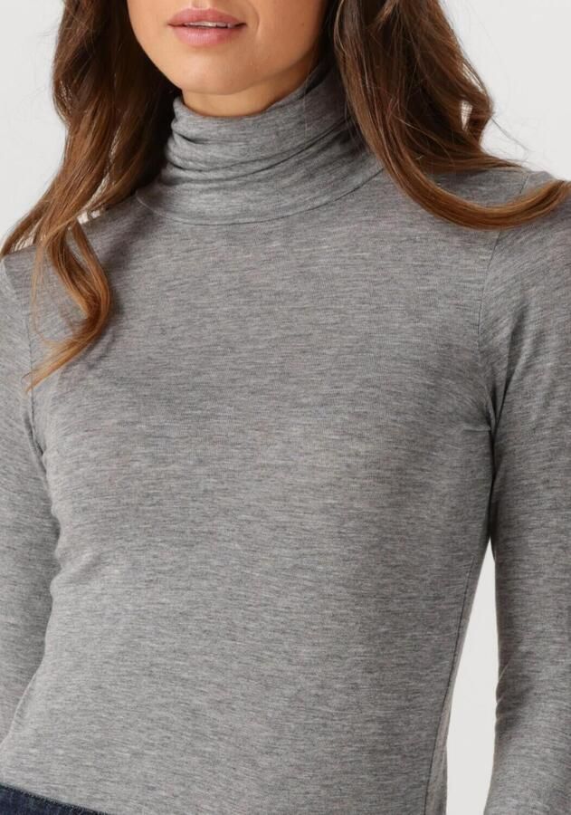 SECOND FEMALE Dames Truien & Vesten Matima T-neck Tee Grijs