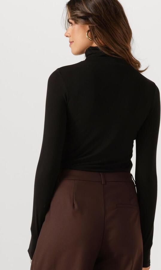 SECOND FEMALE Dames Truien & Vesten Matima T-neck Tee Zwart - Foto 2