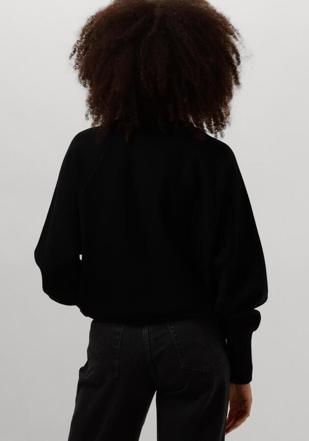 SECOND FEMALE Dames Truien & Vesten Octavia Knit T-neck Zwart