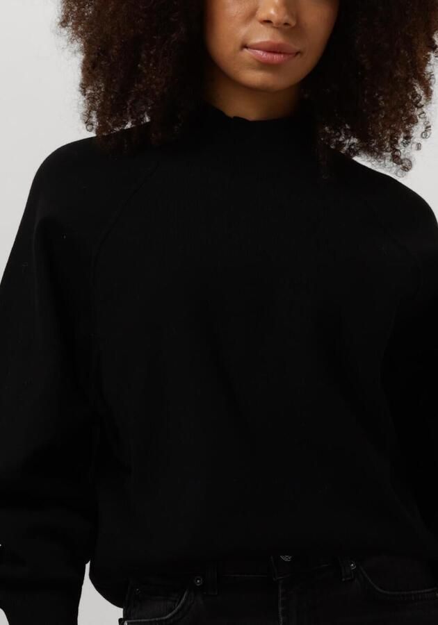 SECOND FEMALE Dames Truien & Vesten Octavia Knit T-neck Zwart - Foto 2