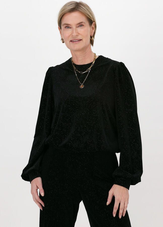 SECOND FEMALE Dames Truien & Vesten Sacha Sweat Zwart - Foto 4