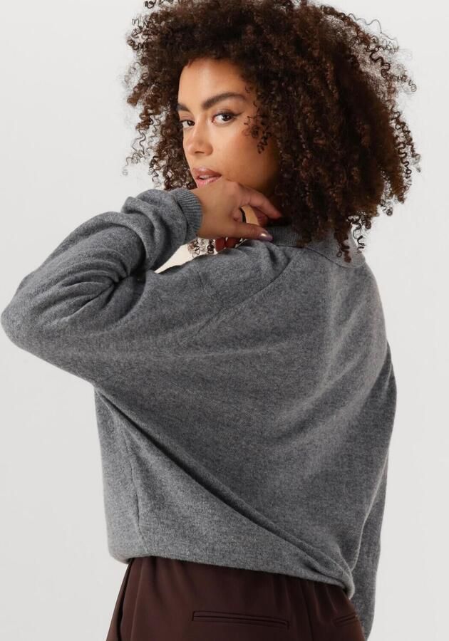 SECOND FEMALE Dames Truien & Vesten Vilena Knit Ls Grijs