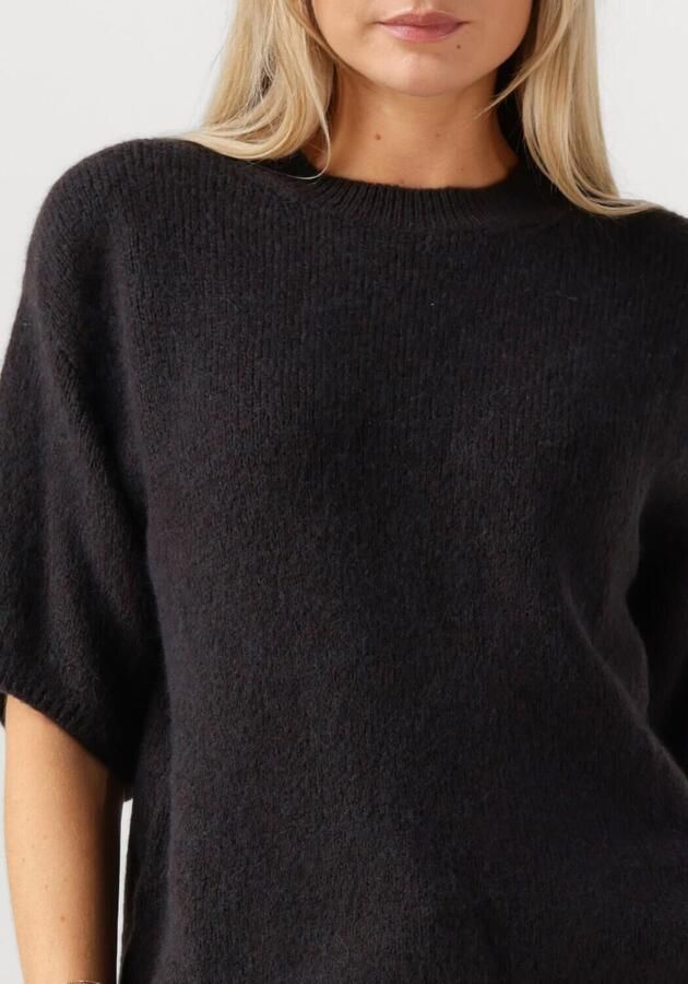 SECOND FEMALE Dames Truien & Vesten Wanda Knit O-neck Donkergrijs - Foto 2