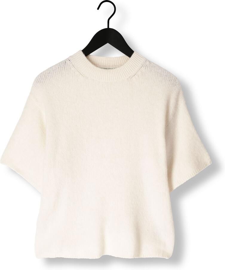 SECOND FEMALE Dames Truien & Vesten Wanda Knit O-neck Gebroken Wit