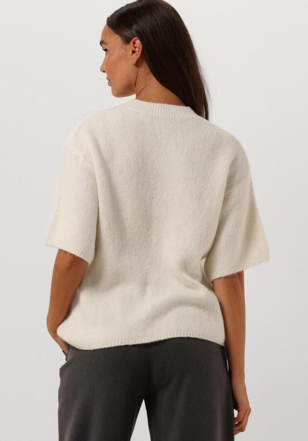 SECOND FEMALE Dames Truien & Vesten Wanda Knit O-neck Gebroken Wit - Foto 3